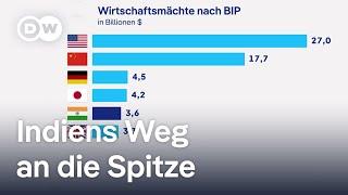 Was Indien auf dem Weg zur Wirtschaftsmacht noch fehlt | DW Nachrichten