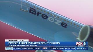 Breeze Airways makes its debut at San Diego International Airport