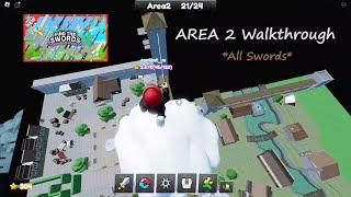 Roblox Find The Swords Area 2 Walkthrough [All 24 Swords]