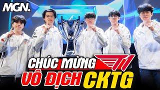 Chúc Mừng T1 Vô Địch CKTG 2024 - Nhuộm Đỏ Trời Âu | MGN Esports