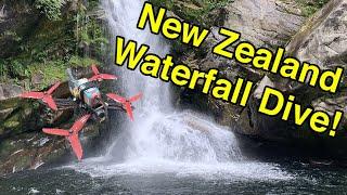 New Zealand FPV Freestyle + Waterfall Dive!