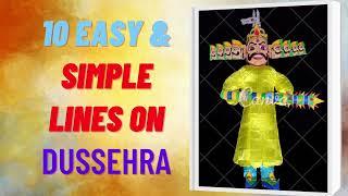 EASIEST & BEST ESSAY ON DUSSEHRA | Vijayadashami Essay for Kids in English