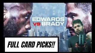 UFC London Full Card Breakdown & Predictions | Sean Brady vs Leon Edwards