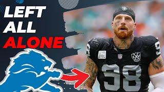 Will Maxx Crosby Want To Play For The Detroit Lions NOW That Antonio Pierce Is GONE?