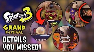 Grand Festival DETAILS & Secrets You MISSED - Splatoon 3