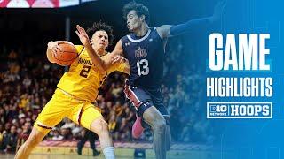 Fairleigh Dickinson at Minnesota | Highlights | Big Ten Men's Basketball | 12/21/2024