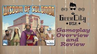 Wisdom of Solomon - Game Overview, Rules, and Review