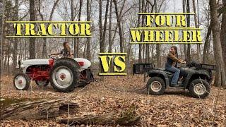 8N Tractor VS Four Wheeler