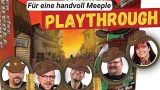 Für eine handvoll Meeple | Regeln & Playthrough | Brettspielchaoten spielen Brettspiele