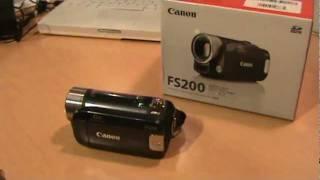 Canon FS200 camcorder review