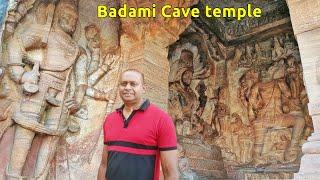 Badami cave Temple ಬಾದಾಮಿ ಗುಹಾಂತರ ದೇವಾಲಯಗಳು Bagalkot Tourism Chalukya Dynasty temple of Karnataka