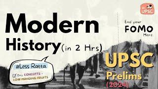 Complete MODERN HISTORY Therapy*_THE END of FOMO |UPSC -Prelims 2024