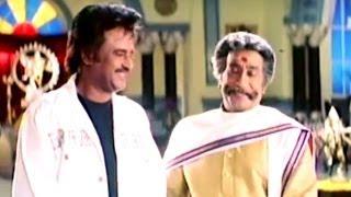 Sivaji Ganesan & Rajnikanth  Comedy Scene - Narasimha Movie