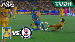 ¡OTRA ROJA! Aquino es expulsado  | Tigres 0-1 Cruz Azul | Grita México C22 - 4tos | TUDN