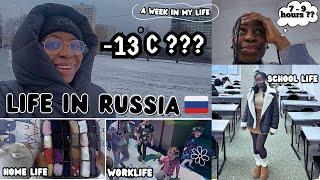 A week in my life as an international student in Russia |study and work life in Russia| Life abroad