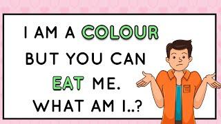 only genius can solve these Riddles | I am a colour but you can eat me | Funny riddle questions-003