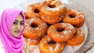 طرز تهیه دونات خانگی، بدونی داش و تخم مرغ و جزب روغن.با يک روش کامل. Perfect HomeMade Donuts Recipe.