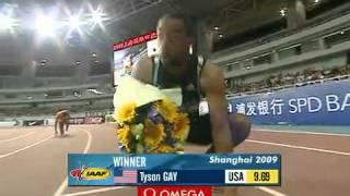 Tyson Gay  9.69