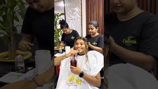 3500/=ට KERATİN TREATMENT  wow අඩුවට සුපිරියට කර ගන්න Salon Calista Nugegoda  #foryou #salon