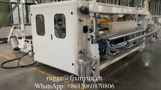 High speed maxi roll slitting rewinding machine for Saudi Arabic