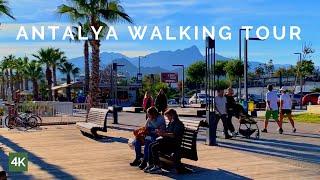 4K Antalya Konyaalti 2022 beach SUNNY day walk | konyaalti plaji | Antalya walking tour