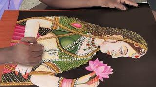 How to Draw Bani thani Painting || Step by Step || Indian Traditional Art