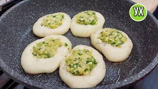 10 minutes and the whole family is full! THE MOST successful dough recipe for lazy pies - like fluff