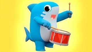 Los Shark Marchan  SHARK ACADEMY  Canciones Infantiles | El Reino Infantil