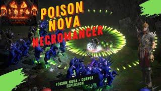 DIABLO 2 RESURRECTED NECROMANCER POISON NOVA BUILD