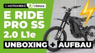 E Ride Pro SS L1e Unboxing und Aufbau! | So baust du deine E Ride Pro auf!