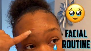 My facial routine 