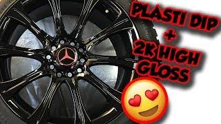 How To Spray 2K High Gloss Plasti Dip Rims