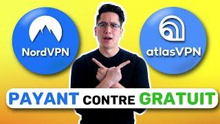 NordVPN vs Atlas VPN | Comparatif VPN gratuit vs VPN payant