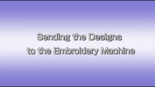 Elna Air Artist: Sending the Designs to the Embroidery Machine