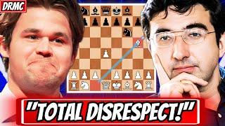 “LOL!” Magnus Carlsen DISRESPECTS Vladimir Kramnik ON MOVE 2! (Daniel Naroditsky SHOCKED!)