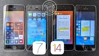 iOS 14 vs iOS 7 Full comparison 