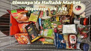 Almanya'da haftalık market alışverişi '24 #31 | Lidl, Kaufland ve Dev Türk Marketi Alışverişi