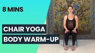 Chair Yoga Full Body Warm-Up // Seated Exercises For Seniors & Beginners