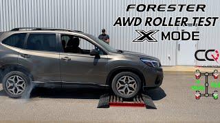 Subaru Forester AWD Rutsch- / Rollentest | mit und ohne X-Mode!