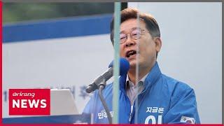 Lee Jae-myung focuses campaign on eastern Seoul; DP urges early voting