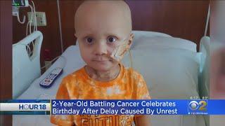 2 Year Old With Cancer Finally Celebrates His Birthday