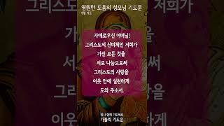 [가톨릭 기도문] 영원한 도움의 성모님 9일 기도 (남자성우)