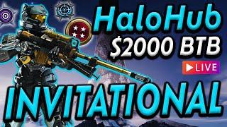 $2000 HALOHUB BTB INVITATIONAL LIVE! | ABOVEAVERAGECODY POV - TEAM MAGICK | HALO INFINITE LIVE