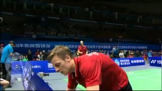 Group (Day 3) - Denmark (H.K.Vittinghus) vs Malaysia (M.H.Hashim) - Thomas Cup 2012