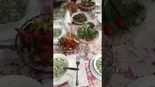 Дастархан на День Рождения! #казахстан #деньрождения #блюданапраздник