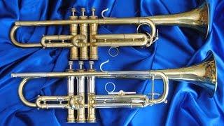 Trumpet Comparison: Buescher Models 220 & 225, Vintage Trumpets