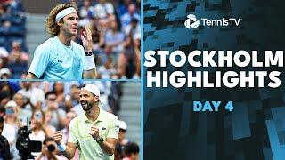 Rublev Takes On Muller; Dimitrov, Wawrinka & More | Stockholm 2024 Day 4 Highlights