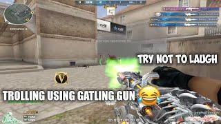 Rank Match MEMES using Gatling Gun - Try not to laugh 