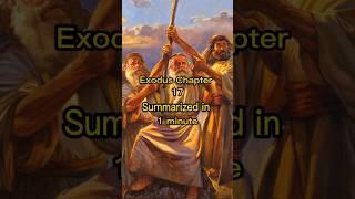 Exodus 17 Summarized in 1 Minute (Moses, Aaron, Egypt, Israelites)