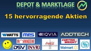 Die besten Aktien 2024 - 15 hervorragende Aktien im Check - Okt. 2024 | #coke #DSV #NVR #walmart